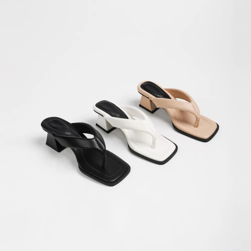 Square Flat Sandals