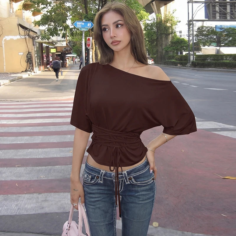 Lace Crop Tee
