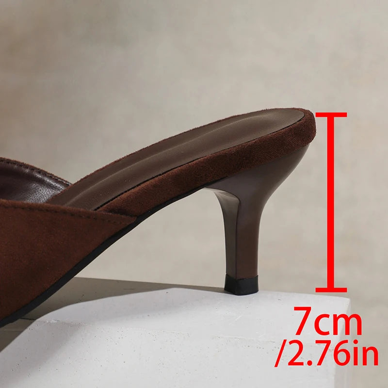 Clip Heel Mules