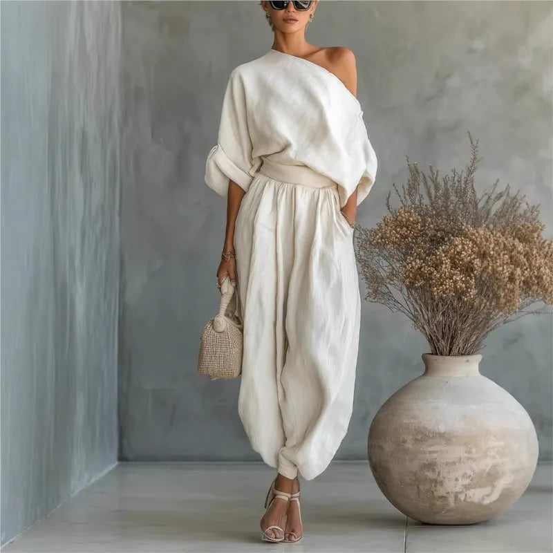 Linen Bloomer Set