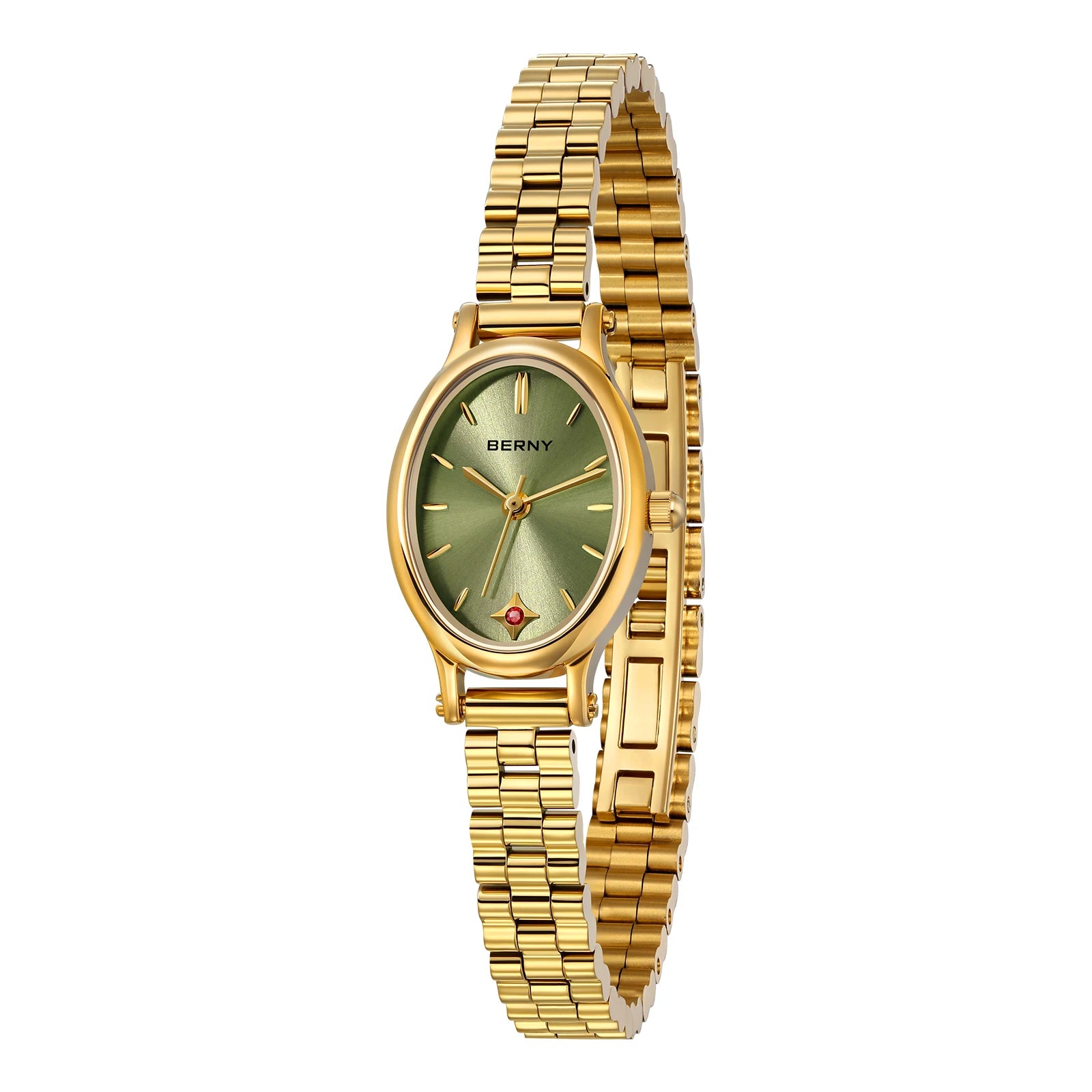Olive Jade Watch