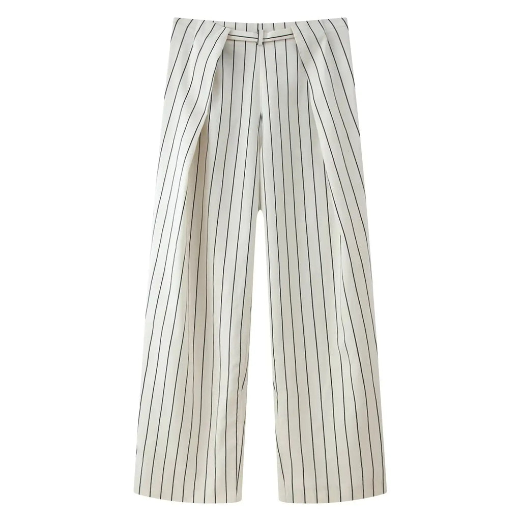 Striped Wide Suit