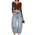 Curved Relaxed Jeans