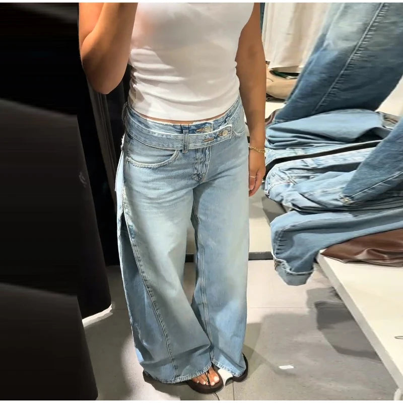 Tie Waist Jeans