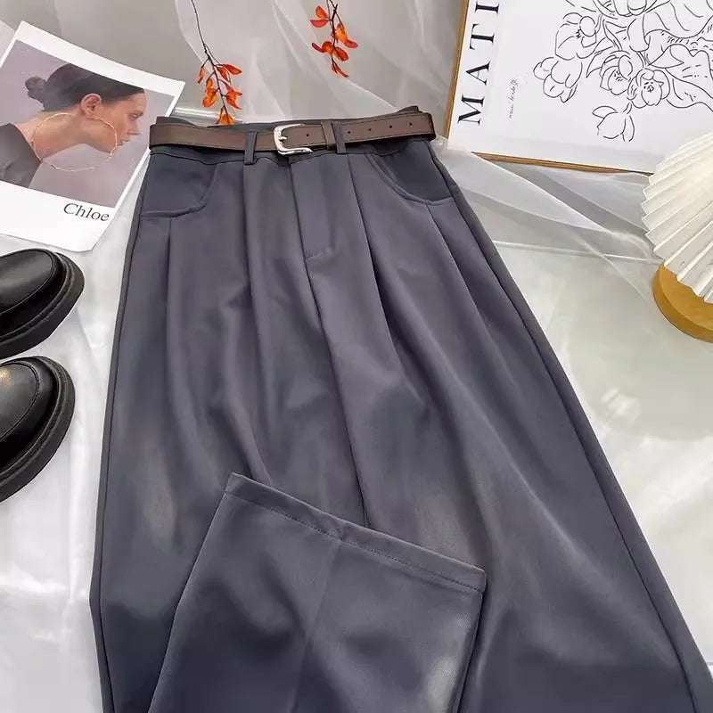 Pleated Wide Trousers