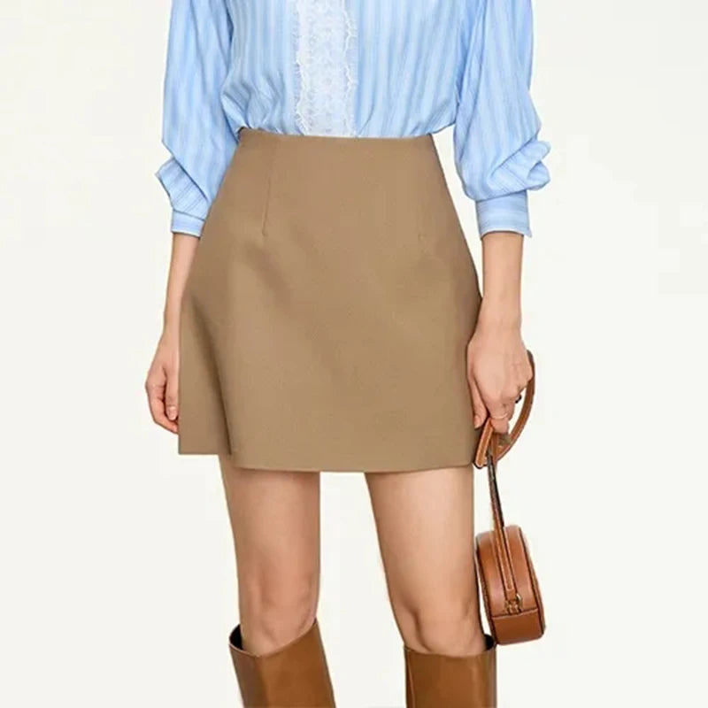 Straight Midi Skirt