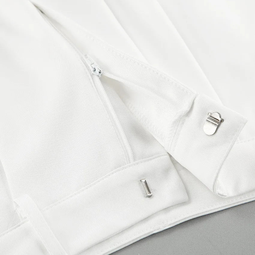 White Tailored Trousers