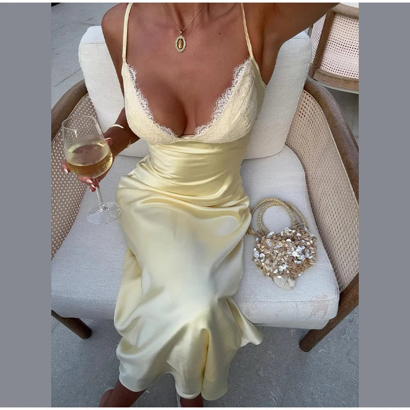 Lace Strap Dress