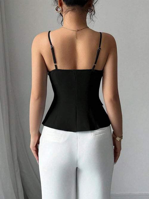Asymmetric Cami Vest