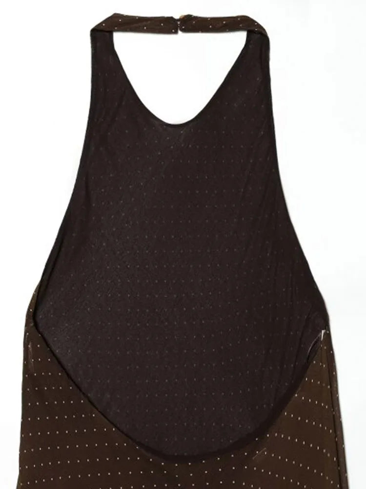 Polka Asymmetric Dress