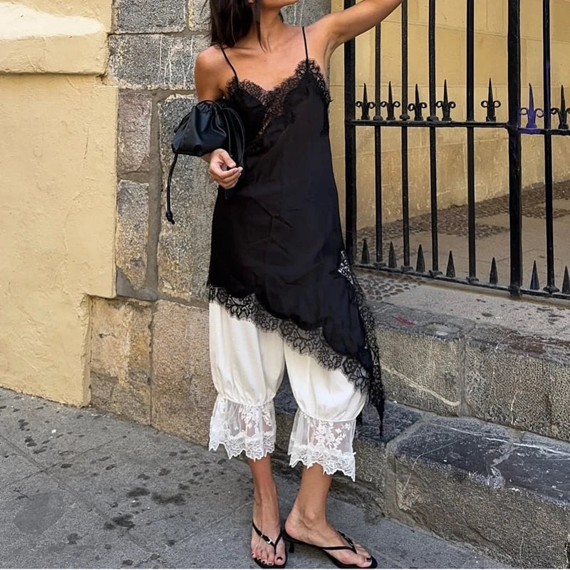 Lace Satin Cami