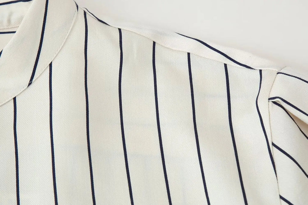 Striped Wide Suit
