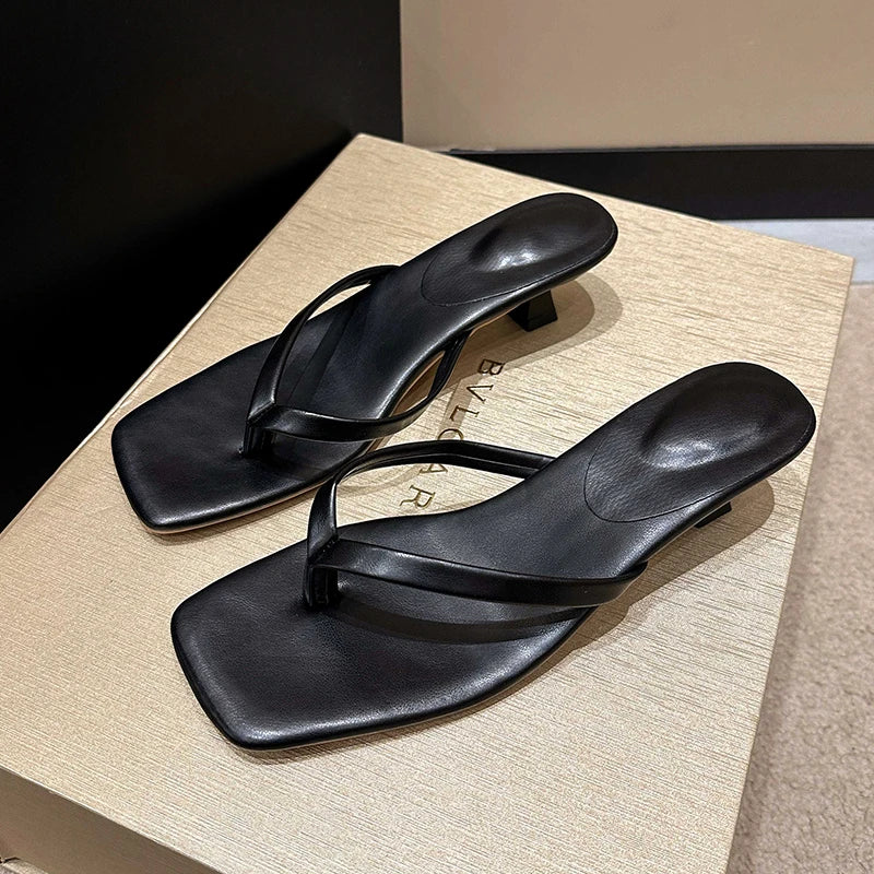 Square Clip Sandals