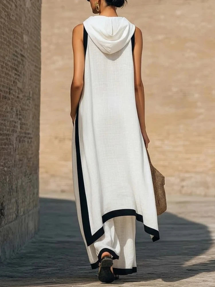 Linen Asymmetric Set
