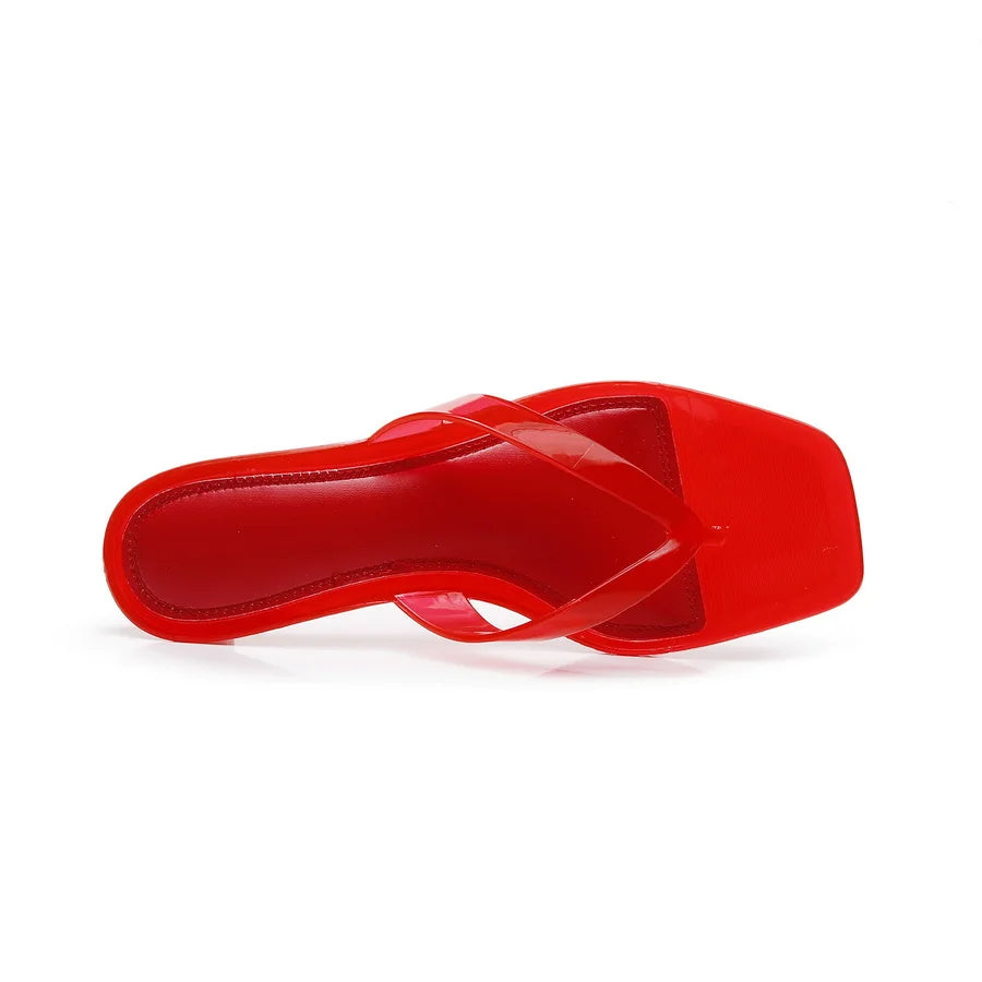 Crystal Square Heels