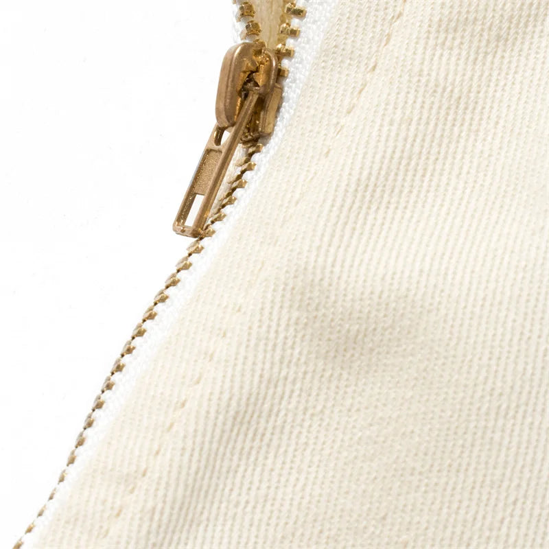 Cotton Zip Corset