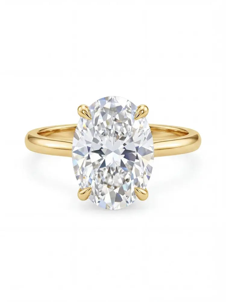 Silver Oval Ring