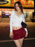 Sequin Bodycon Skirt