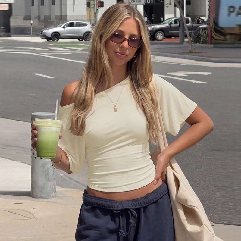 Lace Crop Tee