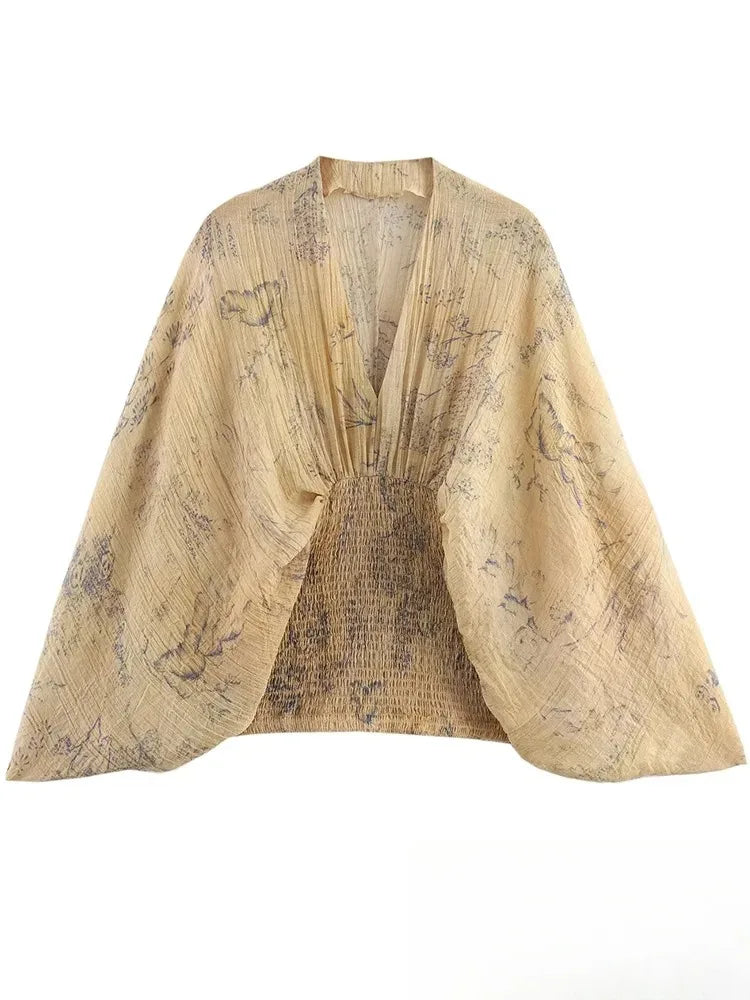 Boho Print Blouse