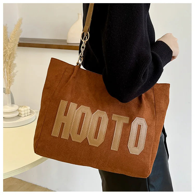 Canvas Letter Tote