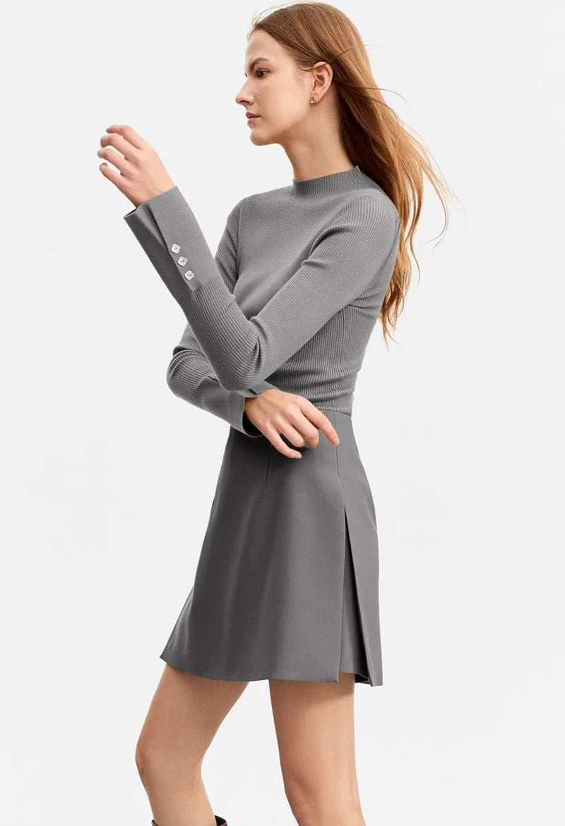 Straight Midi Skirt