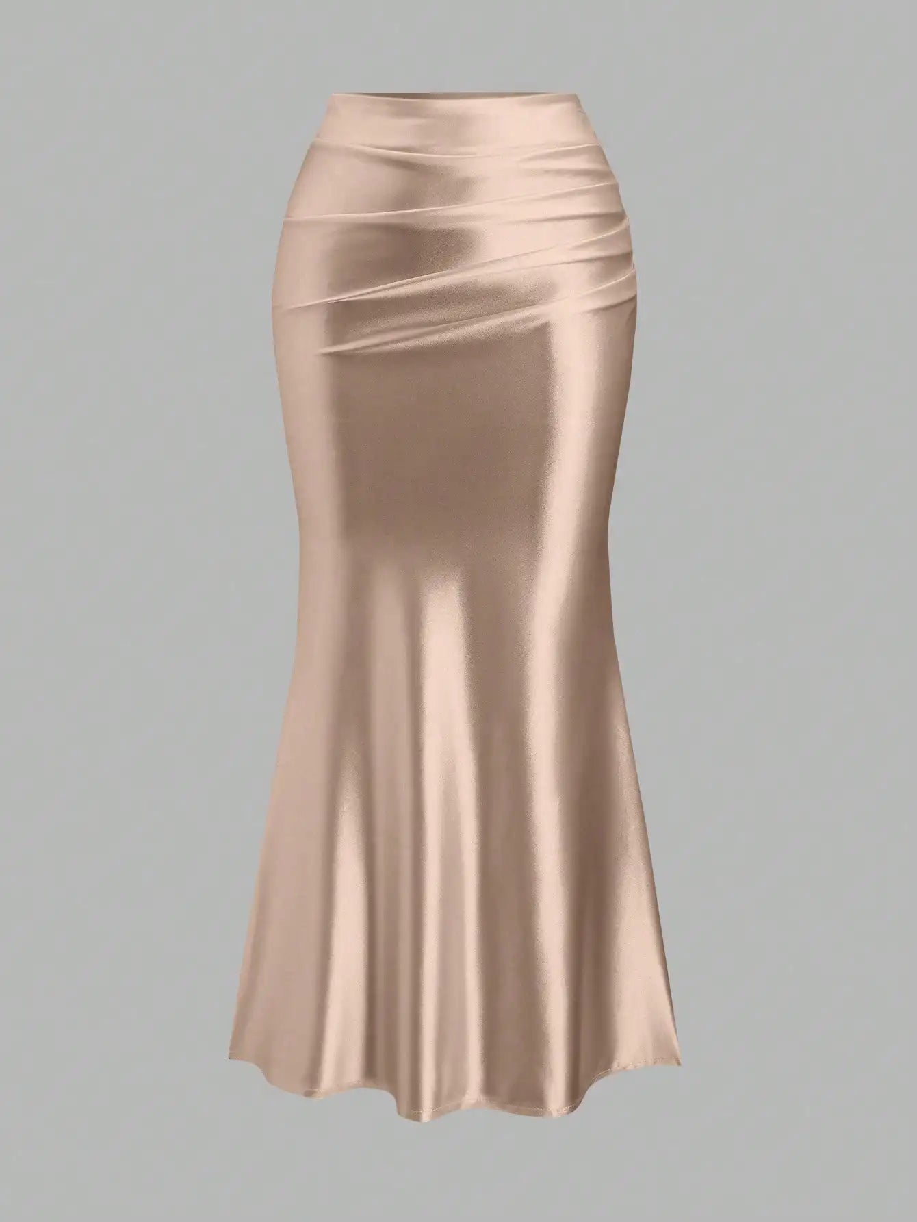 Pleated Fishtail Midi