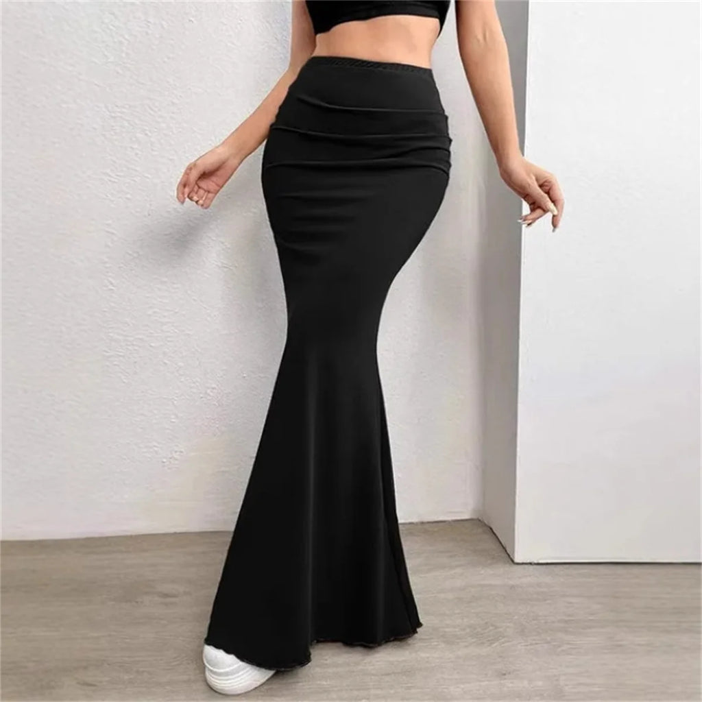 Draped Fishtail Skirt
