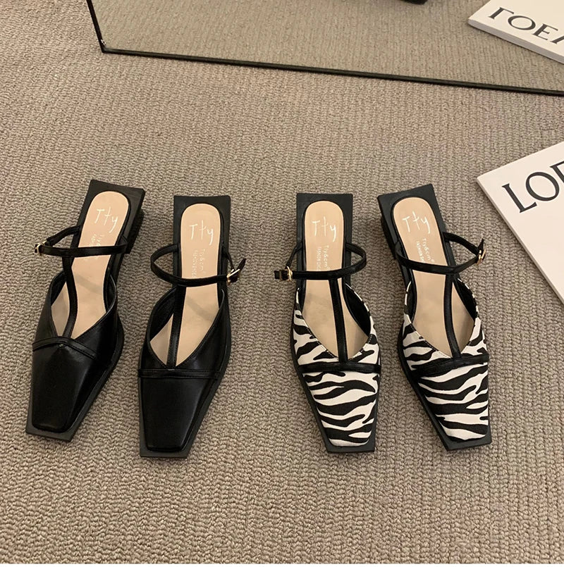 Square Mule Slides