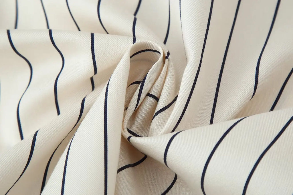 Striped Wide Suit