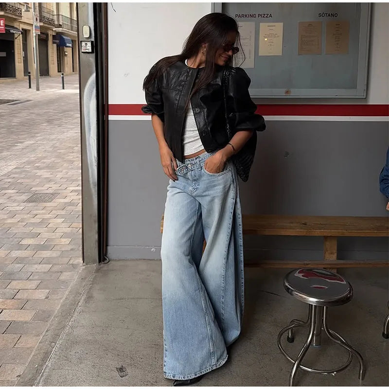 Tie Waist Jeans