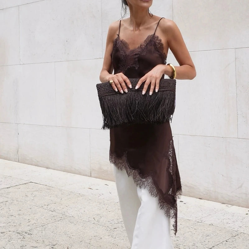 Lace Satin Cami
