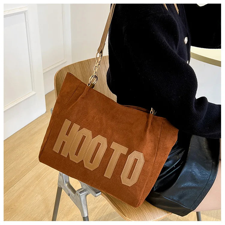 Canvas Letter Tote