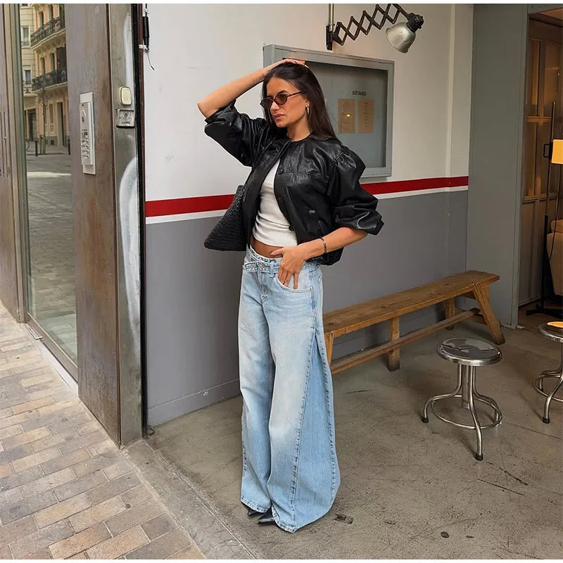 Tie Waist Jeans