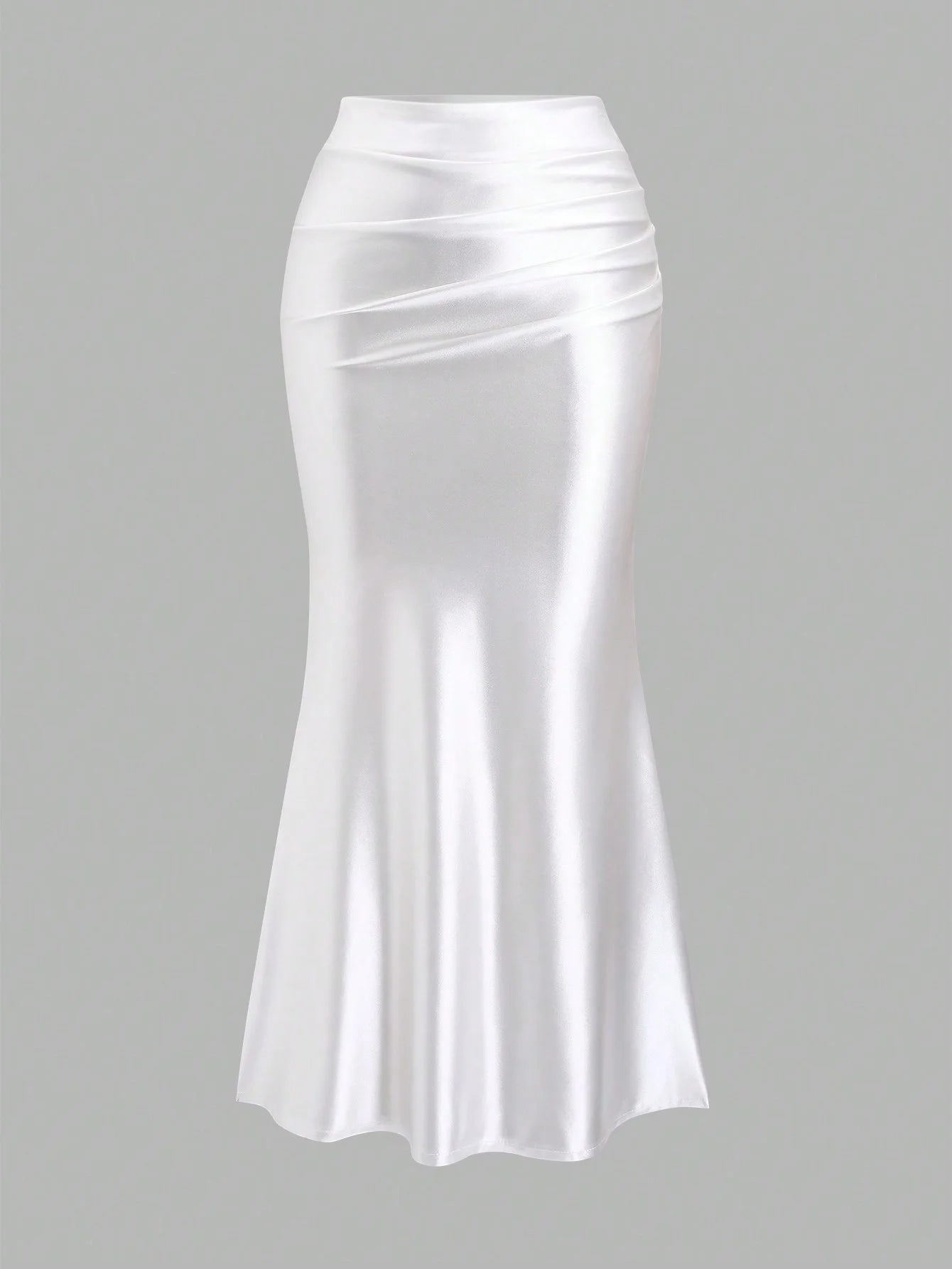Pleated Fishtail Midi