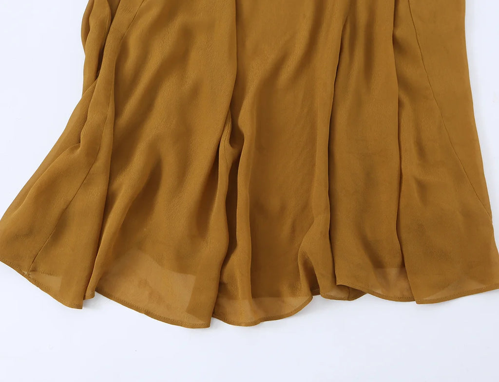 Pleated Square Dress