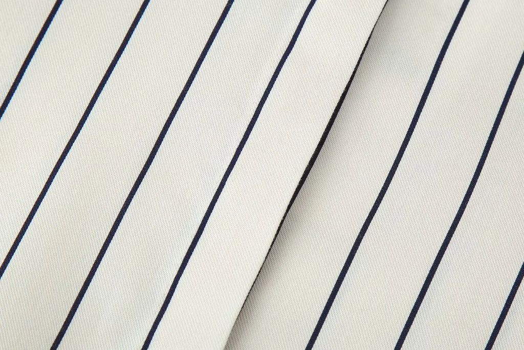 Striped Wide Suit