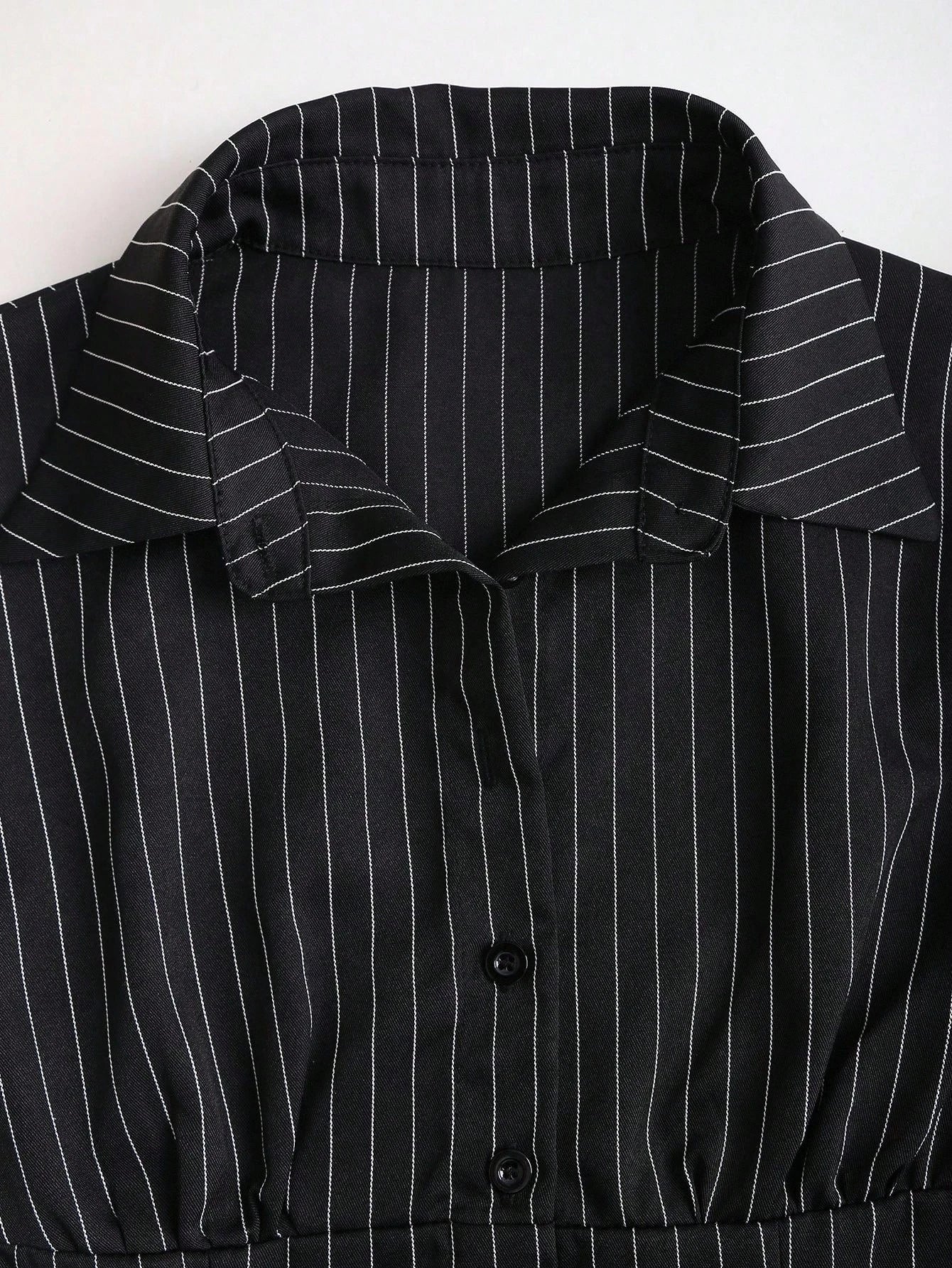 Striped Crop Shirt