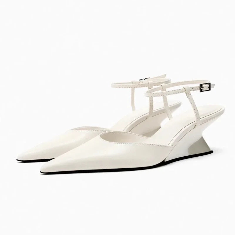Pointed Wedge Sandals