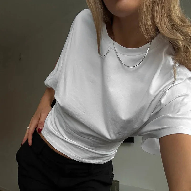 Cropped Corset Tee