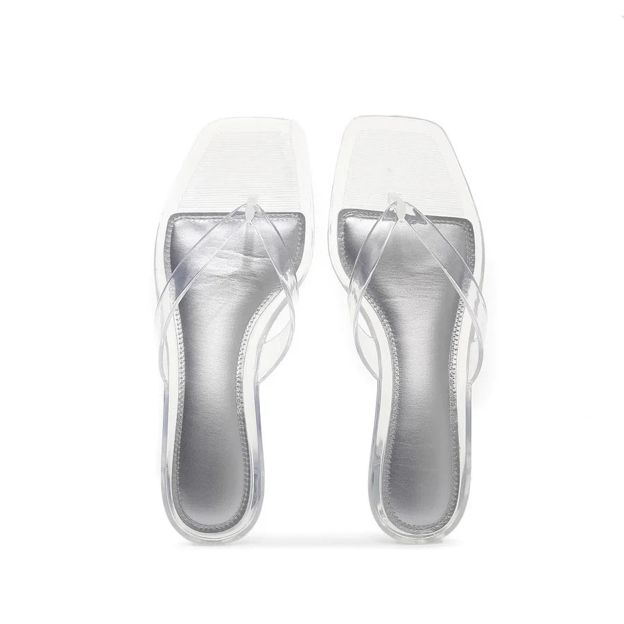 Crystal Square Heels