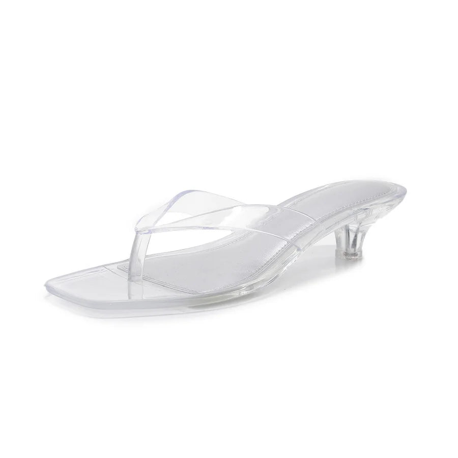 Crystal Square Heels