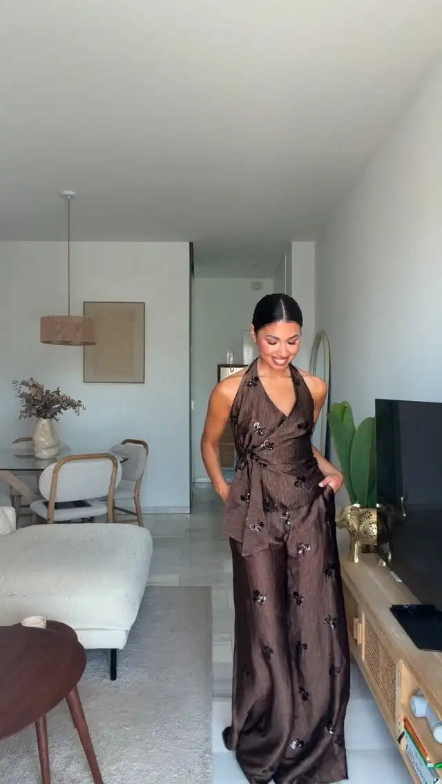 Sequin Two Piece