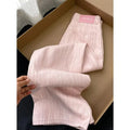 Wide Pink Jeans