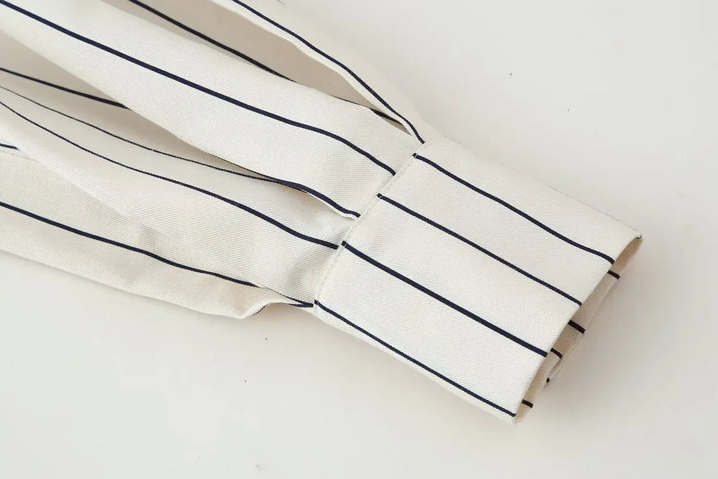 Striped Wide Suit