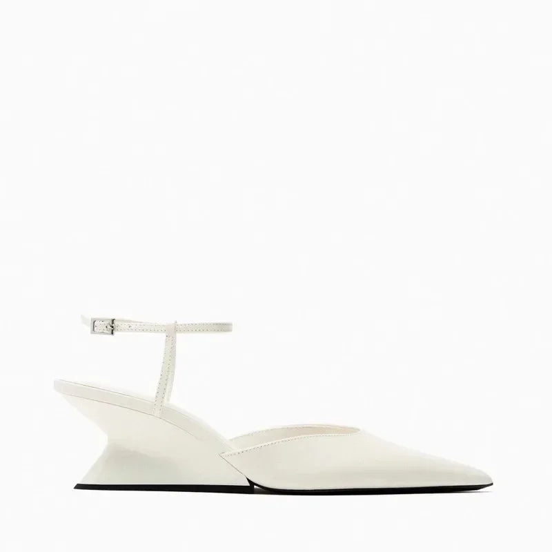 Pointed Wedge Sandals
