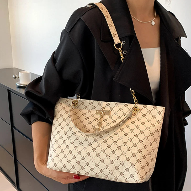 Textured Leather Tote