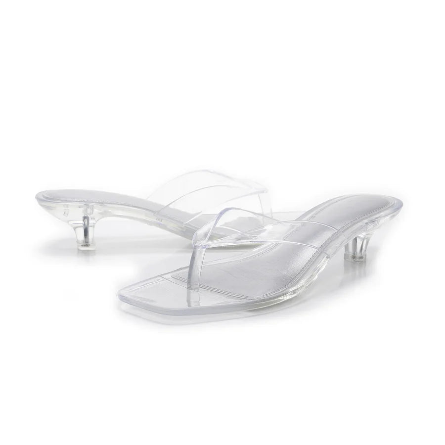 Crystal Square Heels
