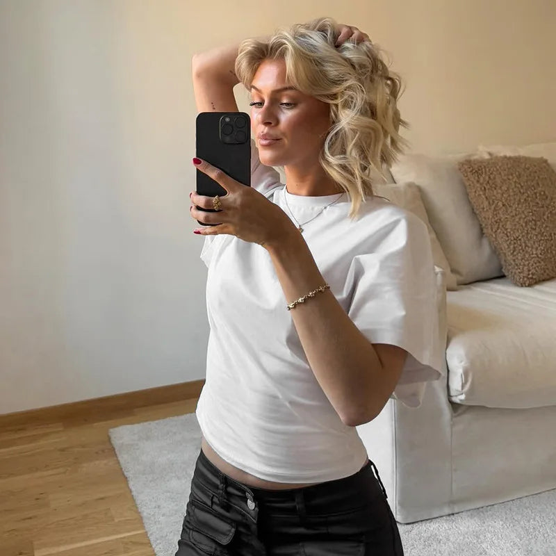 Cropped Corset Tee