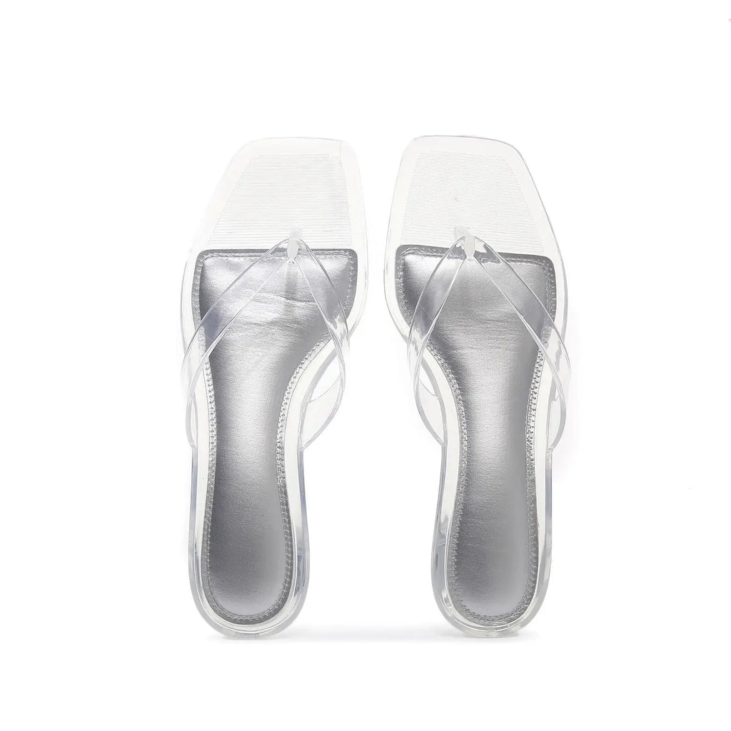 Crystal Square Heels
